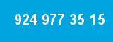 924 977 35 15 924 977 35 15